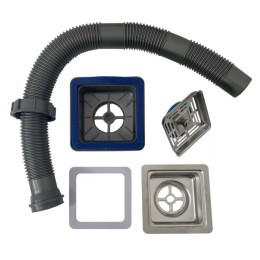 Cuba Gourmet Quadrada Aço Inox 44x44cm - Construinox